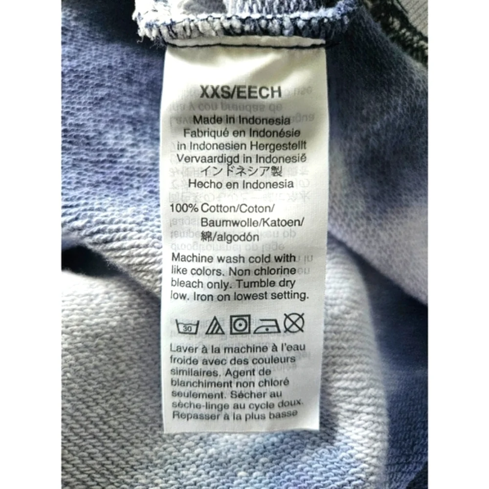 J.Crew Women's tie-dye hooded sweatshirt